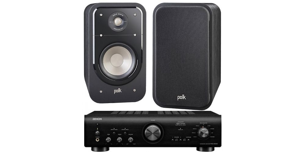 Denon PMA-800AE Black+Polk Audio S20 Denon PMA-800AE Black+Polk Audio S20
