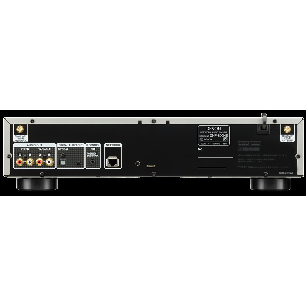 Denon DNP800 NE Reproductor de audio en red Denon DNP-800NE, parte trasera