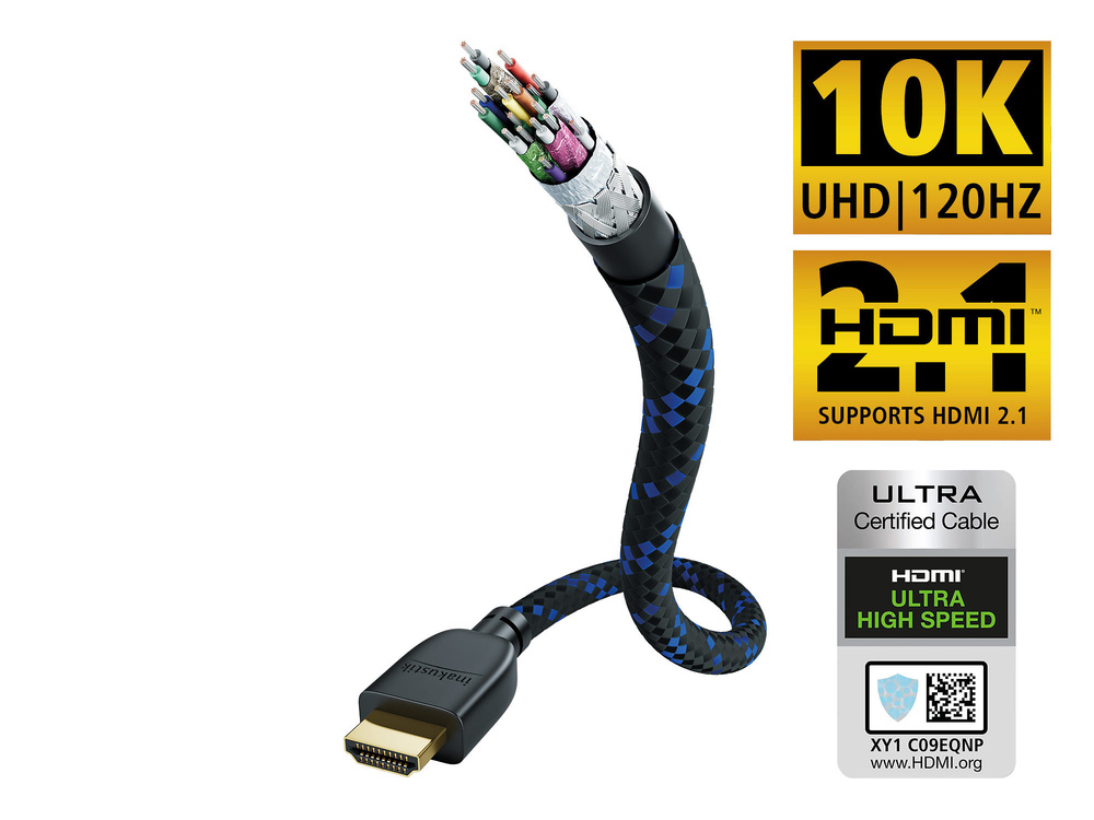 HDMI Cable HDMI Ultra High Speed con Ethernet | HDMI 2.1 HDMI: Cable HDMI Ultra High Speed con Ethernet | HDMI 2.1