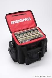 LP 100 BAG TROLLEY black/red Trolley Magma LP 100 bag en negro con interior rojo