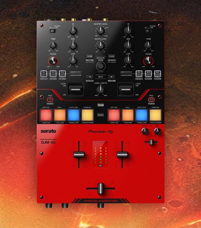 Mesa de mezclas Pioner DJ DJM-S11-SE, 2 canales, color Negro