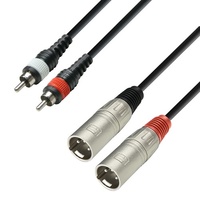 Cable 2 XLR A 2 RCA