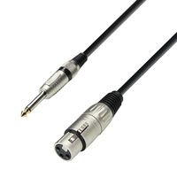 Cable de Micro de XLR hembra a Jack 6,3 mm mono 